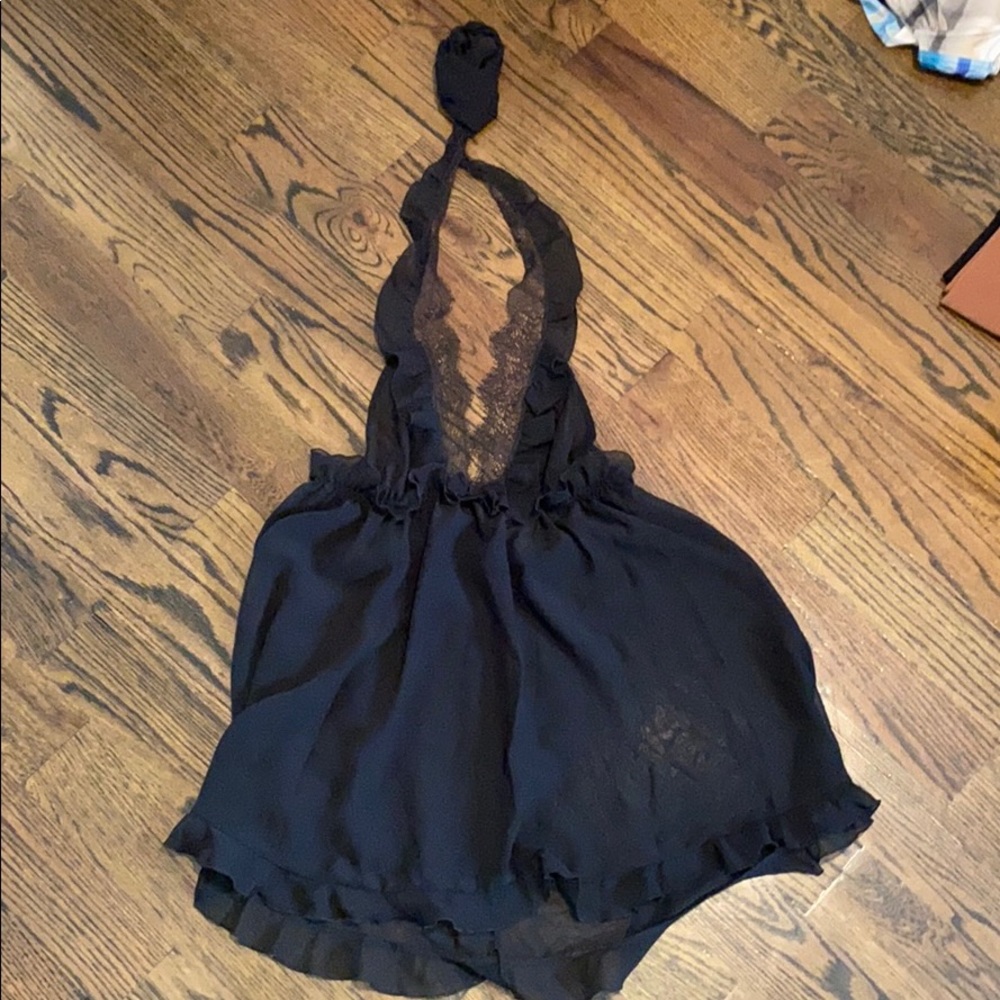 Black Lacy Babydoll